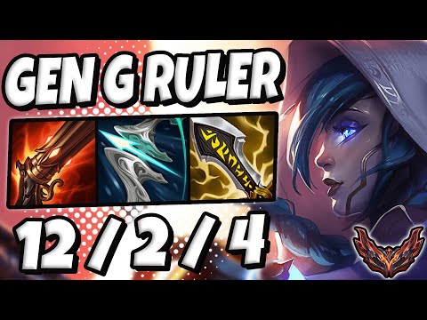 Xayah vs Jhin ADC [ Gen G Ruler ] Patch 12.9 Korea Grandmaster ✅