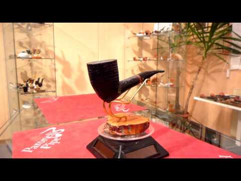 Pipa radica half bent fatta a mano - www.paronellipipe.it