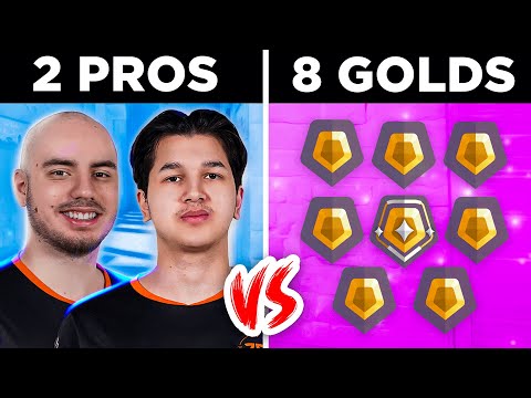 Can 2 VALORANT Pros Beat 8 Golds?