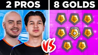 Can 2 VALORANT Pros Beat 8 Golds?