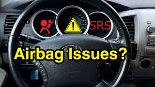 How to troubleshoot airbag issues on Toyota & Lexus cars.