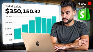 Creating Shopify Stores LIVE — Full Dropshipping Product Research Session - Store Giveaway