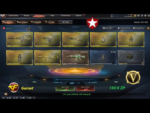 CrossFire West DOMINATOR VIP Collection | 150K ZP Black Market Garnet System