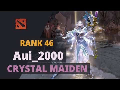 Aui_2000 (Rank 46) plays Crystal Maiden Dota 2 Full Game