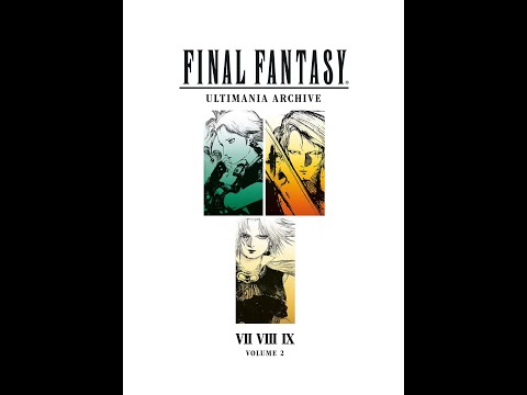 Final Fantasy ultimania archive 7 8 and 9 volume 2!!!