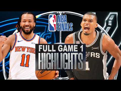 Knicks x Spurs Full Game 1 - June 3, 2026 | Finals