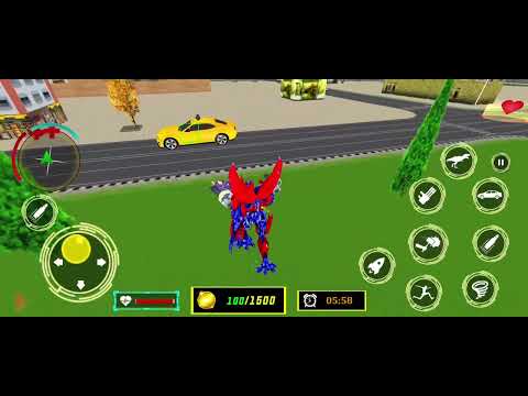 Optimus Prime Multiple Transformation Jet Robot Car Game 2022- Android Gameplay