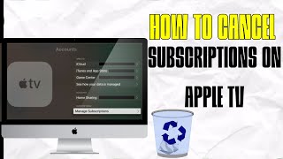 How to cancel subscription on APPLE TV