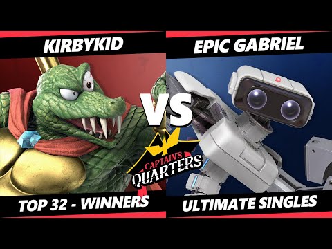 Captain's Quarters 3 Top 32 - KirbyKid (K Rool) Vs. Epic Gabriel (ROB) SSBU Singles