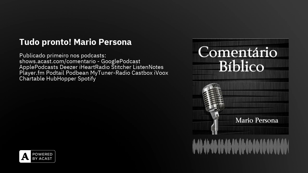 Tudo pronto! Mario Persona