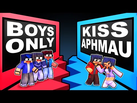 KISS APHMAU in Minecraft BOYS ONLY!