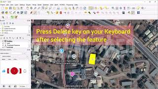 Download the video "Fastest way on how to delete a feature if digitized by mistake or wrongly using QGIS ‎@qgishome"