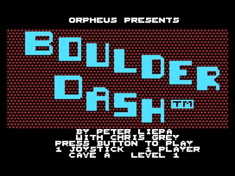 Boulder Dash (1985, MSX, First Star Software)