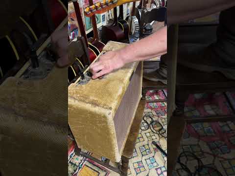 1956 Fender Deluxe 5E3 15w 1x12” Tube Amp (VIDEO! Bill Carruth Repairs, Ready to Go!) image 17