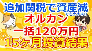 【追加関税の影響】全世界株式（オルカン）を年初一括120万円投資して15ヶ月寝かせた結果【新NISA /つみたてNISA /iDeCo/インデックス投資】