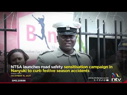 NTSA launches road safety sensitisation campaign in Nanyuki to curb festive season accidents