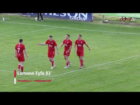 Portadown 2 - 1 Ballymena Utd - Just the Goals - 25/07/23