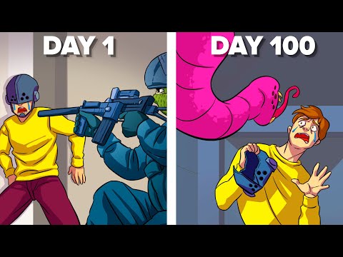 I Survived 100 Days Trapped in SCP Site 13... Here's What Happened