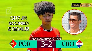 Download lagu Portugal U15 3-2 Croatia U15 🔥 Cristiano Ronaldo Jr 2 GOALS & Skills 🔥 mp3