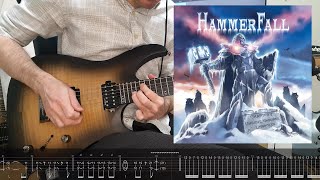 HAMMERFALL - Blood Bound (Guitar Cover with On Screen Tabs)