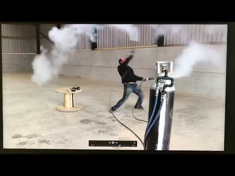 New video out - Co2 cannons special effects (accidental snow machine)