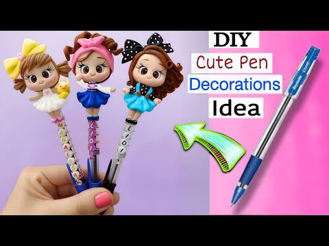 Pen Decoration Ideas | DIY School Supplies | How To Make | Pen Decoration | DIY | Paper Craft
