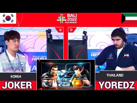 KOREA (JOKER) VS KUWAIT (YOREDZ) | LOWER BRACKET | IESF Bali 2022 | TEKKEN 7