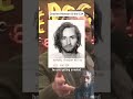 Charles Manson CIA Psi Ops Psychological Tests #shortvideo #shorts #short #media #viral