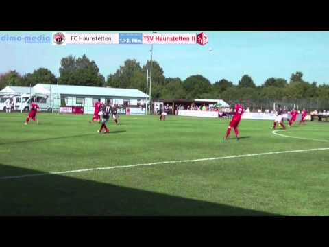 FC Haunstetten  vs  TSV Haunstetten II- Interview-Spielszenen 1. Halbzeit [15. 08.13]