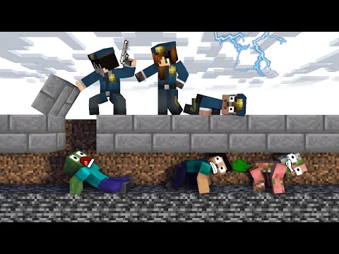 kudosXkiddos - Monster School : PRISON ESCAPE HARD MODE - Minecraft Animation