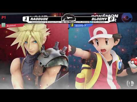 Quarantainment 18 Losers Top 8 - RadDude (Cloud, Joker) Vs. Bloomy (PKM Trainer) - SSBU
