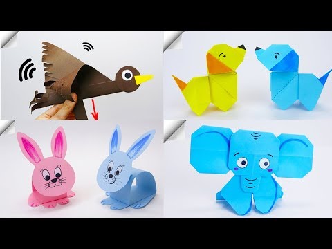 6 DIY paper crafts Paper toys
