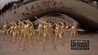 SafeHouse Chicago Bean Promotion Flash Mob - Chicago, IL (0:15)