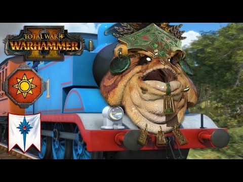 SLAAN MEET EAGLES - Lizardmen vs High Elves | Total War: Warhammer 2