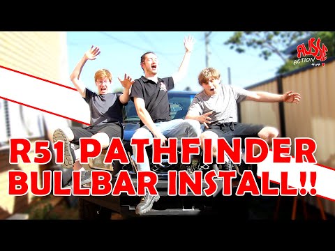 “HOW TO” R51 NISSAN PATHFINDER RESTORED BULLBAR INSTALL!!! | Max's r51 Pathfinder Build Series Ep. 4