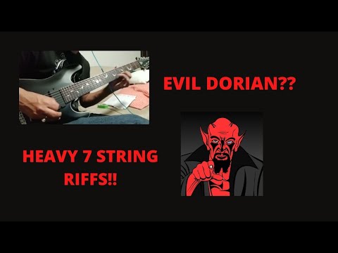 How to write a song in 1 day||Dorian flat 2||SEVEN STRING RIFF SONG||EPISODE #2||TABS INCLUDED