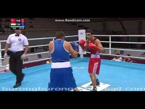 turkey vs Tajikistan boxing OLYMPIC Qualification Event
