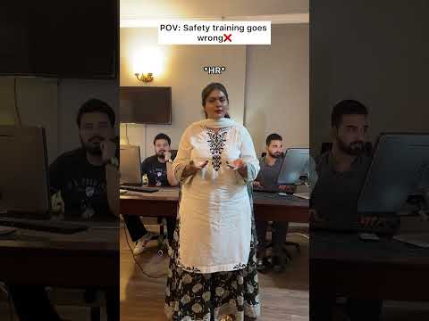 Safety training in the office (gone wrong)