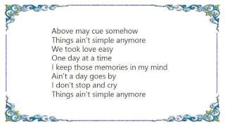 J.J. Cale - Things Ain&#39;t Simple Lyrics