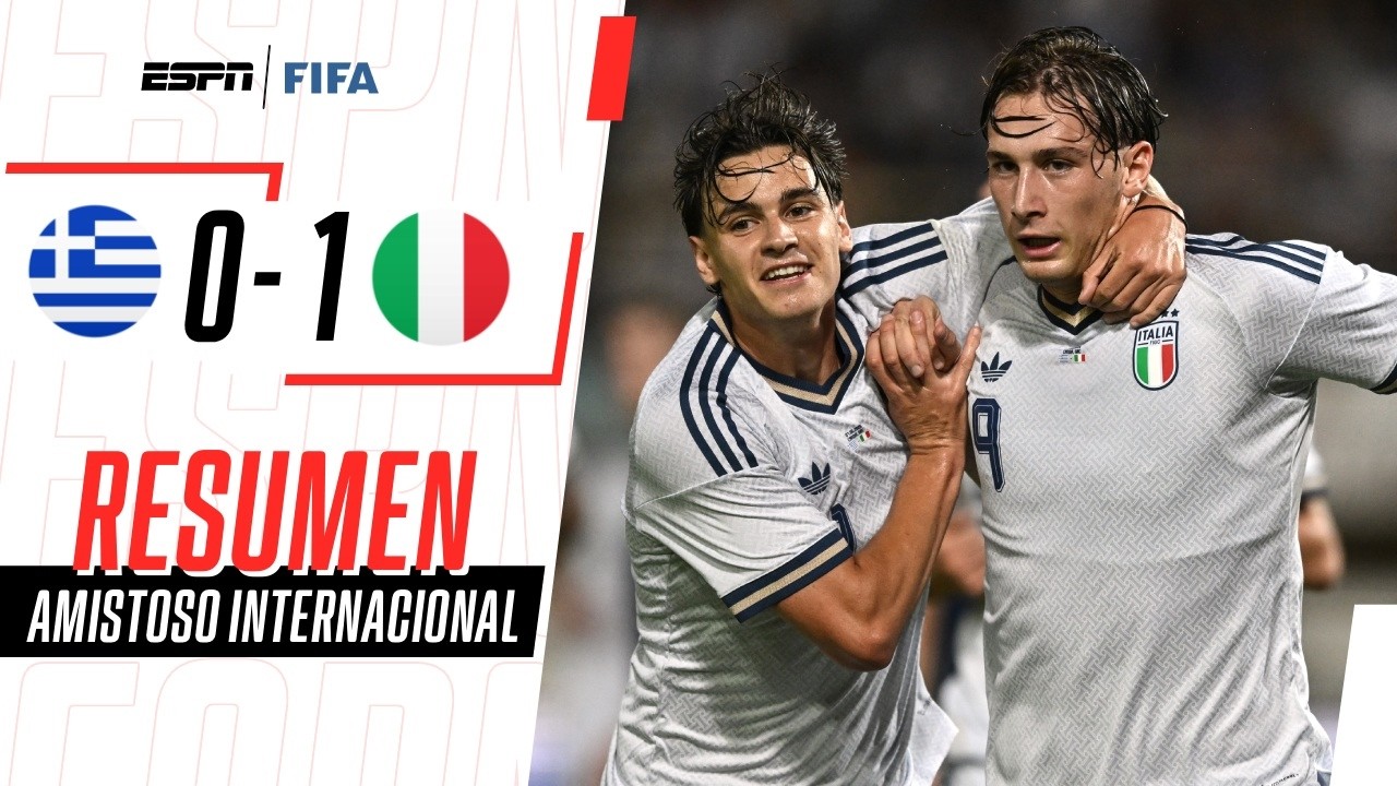 ITALIA SUPERÓ A GRECIA CON UNO MENOS EN UN PARTIDAZO EMOCIONANTE | Grecia 0-1 Italia | RESUMEN