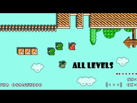 What if EVERY SINGLE LEVEL is like this? Night Underground Theme in all SMM2 levels