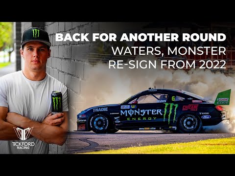 Cam Waters and Monster Energy. Back for another round.