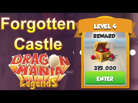 The Forgotten Castle Level 4 Guide! - Dragon Mania Legends (Path Walkthrough)