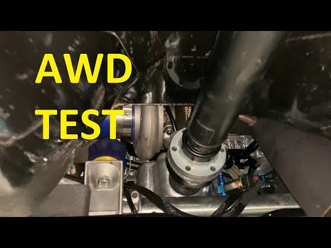 Volvo 850 T-5R AWD Swap - First AWD Test (Bad VCU?)