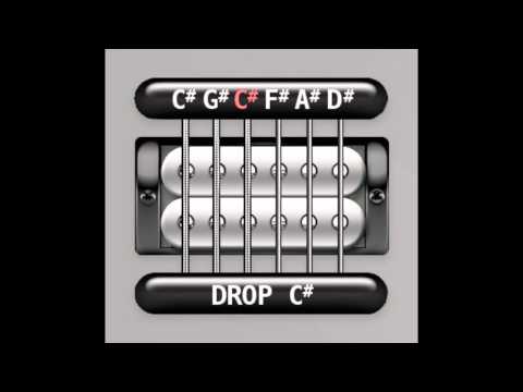 Perfect Guitar Tuner (Drop C# / Db = C# G# C# F# A# D#)