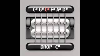 Perfect Guitar Tuner (Drop C# / Db = C# G# C# F# A# D#)