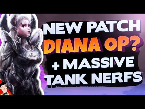 NEW WILD RIFT PATCH - MEGA DIANA BUFFS (mini rework!!), Galio NERFS and Tank Nerfs!! | Patch 2.2a
