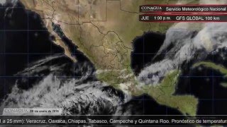 29 de enero de 2016 Pronóstico del tiempo