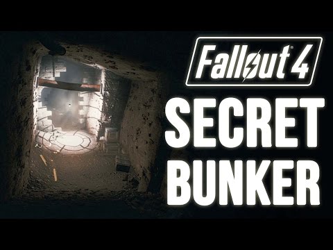 Fallout 4 Easy to MISS Hidden Location (A Secret Bunker Location Unmarked)