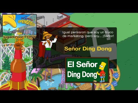 Los Simpson Springfield "El Señor Ding Dong y la Fiesta de Timbres" por Tony